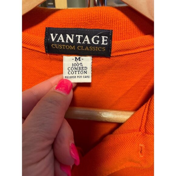 University of Florida Gator Logo Orange Collared Golf Shirt Sz M - Picture 5 of 9